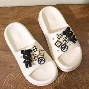 여성 키높이슬리퍼 발편한 통굽슬리퍼 eva 굽높은 실내화 사무실슬리퍼