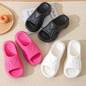 여성 샌들 실내화 폭신한슬리퍼 통굽 통굽슬 리프트 키높이 슬리퍼