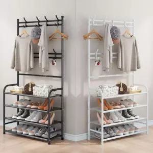 4단 드레스룸 옷 튼튼한 렉 정리 시스템 행거 철제 랙