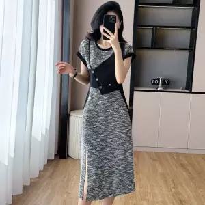 원피스 여친 봄 투피스 하객 슬림핏 빅사이즈 ST1