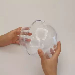 투명 플라스틱볼 원형캡슐 16cm 1P/용품/이벤트용/경품용/뽑기/갭슐/원형/추첨/이벤트/게임/추첨통/어린이