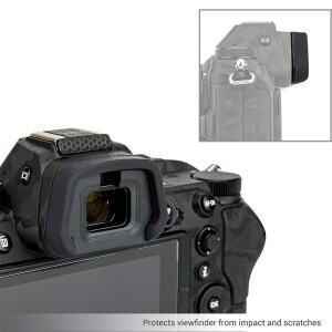 호환 니콘 Z7 II Z6 Z5 소프트 실리콘 확장 뷰파인더용 JJC 2 팩 스퀘어 아이피스 아이컵 DK-29 교체