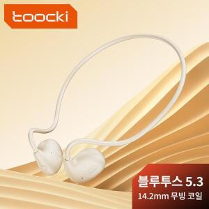 Toocki 공기 전도 헤드폰 Bluetooth 5.3 이어 후크 스포츠 터치 컨트롤 (마이크 재생 변조 포함)