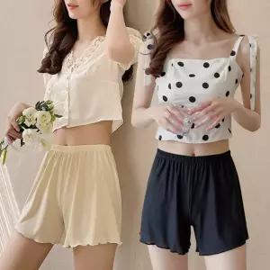 여성 학생 쫀쫀 신축성 좋은 밴딩 치마 원피스 속바지