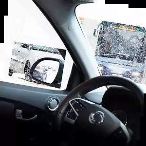 김서림필름 엑설런트 자동차 김서림방지필름 옆유리2장승합화물용