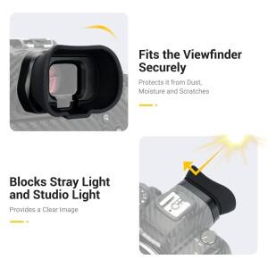 호환 EOS R6 Mark II R5 아이컵 아이피스 소프트 실리콘 확장 카메라 컵 뷰파인더 캐논