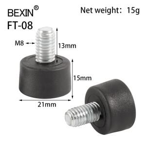 호환 BEXIN-삼각대 모노포드 삼각대 다리 전용 고무 카메라 릴리스 발 패드  M8  1/4  3/8 인치  논슬립
