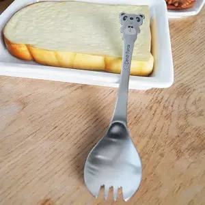 귀여운 판다 포크숟가락 1P 도시락 캠핑 수저 포카락 휴대용숟가락