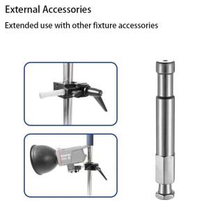 호환 MEKING 카메라 나사 1/4 3/8 5/8 인치 어댑터 스피곳 스터드 남성 삼각대 우산 조명 스탠드용