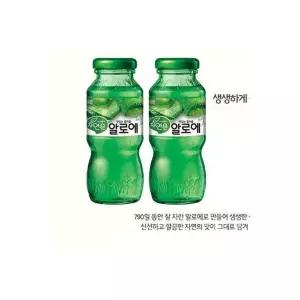 웅진 자연은 알로에 180mlX12병/병음료/음료세트/음료수/주스/쥬스/유리/과일/세트/방문용/선물용/사무실