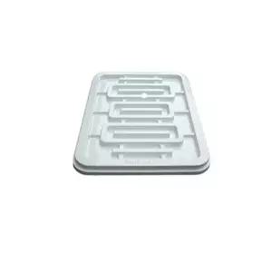 400L 플라스틱 점보 상자를 덮어주는 흰색 뚜껑