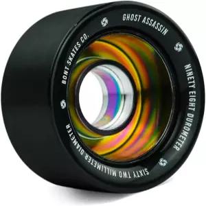 본트 고스트 어쌔신 롤러 스케이트 휠 62mm 98A 알루미늄 허브 잼 스피드 스케이팅 실내 4륜 세트 블랙