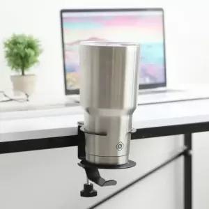 사무실 컴퓨터 책상 공간활용 가방걸이 스틸 컵홀더 음료 정리 헤드셋걸이 커피홀더 테이블