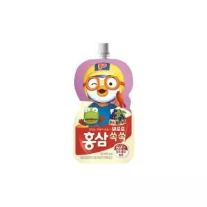 뽀로로 홍삼 쏙쏙 포도 100ml x 20개입/과일/주스/음료/쥬스/음료수/팩/어린이/유아/아기/과즙/단체/간식