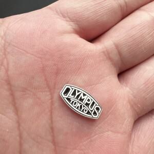 호환 Olympus OM-D E-M5 E-M10 PEN-F III  II용 수제 금속 올림푸스 로고 스티커 카메라 장식 명찰