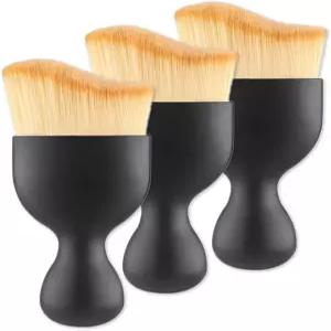 자동차 인테리어 디테일링 브러시 소프트 제모 청소 브리스틀 가정 사무실 컴퓨터 키보드(3PCS)를 위한