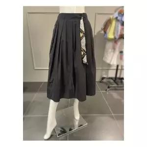 르니앤맥코이 스카프 포인트 핀턱주름 스커트 ML09SK1707 1096848