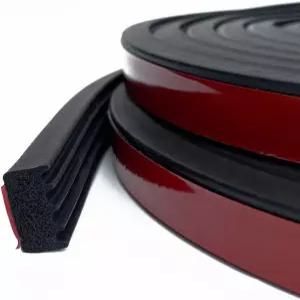 틴벤트 리브 폼 고무 씰 테이프 보트 자동차 RV 마린 차고 문/창문 등을 위한 자가 접착 EPDM 풍화