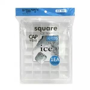 뚜껑 얼음틀 35홀 1P 하이볼 칵테일 위스키 얼음 혼술