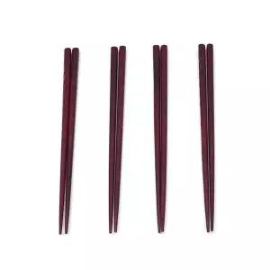 옻칠 방울 젓가락 일식 저분 4P 세트_23.5cm