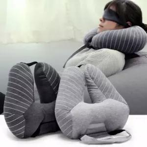 멀티 안대쿠션 목쿠션 낮잠베개 비즈 쿠션 목베개 안대포함 편안한 여행필수품