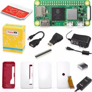 공식 케이스가 포함된 CanaKit 라즈베리 파이 제로 2W 스타터 키트