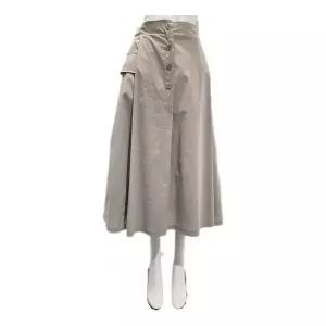 [숲]뒷밴딩 플레어 턱 주름 스커트 SB3SR36 1097581