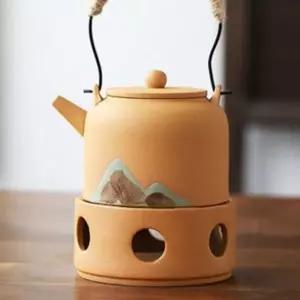 [셀러에이드]힐링타임 도자기 티워머 온도유지 다도워머