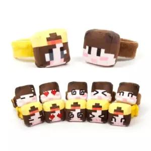 도티잠뜰 샌드박스 봉제인형 팔찌 캐릭터악세사리 캐릭터팔찌 도티잠뜰 잠뜰