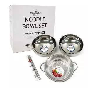 퀸센스 펀칭볼 면기 젓가락 5종 세트구성