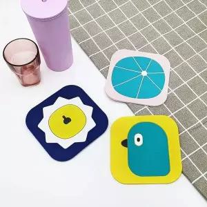 티코스터 음료수 재사용 냄비받침 커피받침 받침대