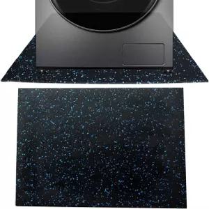 고밀도 고무 세탁기 건조기 방진 매트 - 3D 프린터용 23.6 x 23.5 인치 미끄럼 방지 패드 방수 소음 감소