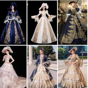 뮤지컬의상 중세드레스 프레 공연 표준 유럽 연극