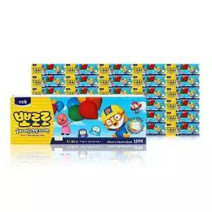 뽀로로 슬라이딩 지퍼백 소 12매 24P 다용도 위생백 일회용백