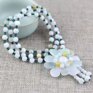 태양 꽃 목걸이 펜던트 염주팔찌