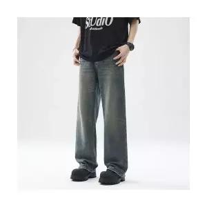 청 빈티지 남성청바지 트렌디 아이템 와이드핏 클린핏 워싱 배기 바이브패션 부츠컷팬츠 HT5