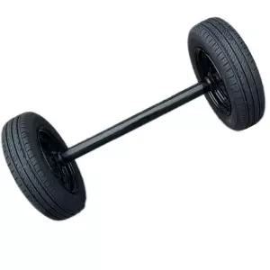 견인 트레일러 바퀴 캠핑카 운반 차량 이동식 액슬 휠세트 웨건 돌리