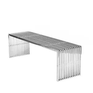 스테인리스 벤치테이블 긴의자 사각 공원 카페 철제 스툴 대기실 좌석