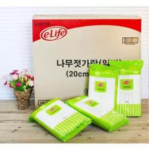 BOX 이라이프 나무젓가락 80P 40개입 일회용젓가락