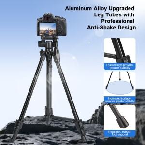 호환 COMAN E600 알루미늄 전문가용 삼각대 DSLR 카메라용 휴대용 가방휴대폰 홀더 포함 비디오 촬영용