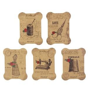 자수 가위 키트 유럽 스타일 세트 빨간색 구리 스테인레스 스틸 바느질 도구 호환  골동품