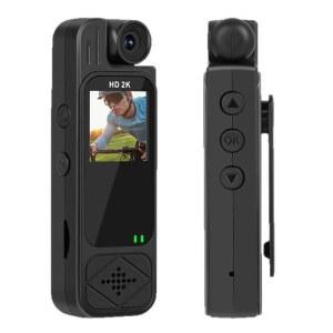 액션캠 2K 포켓 180도 자전거블랙박스 카메라 단독 바디캠 1080P 웨어러블 오토바이 고화질 화면 법집행기록계 회전 휴대용
