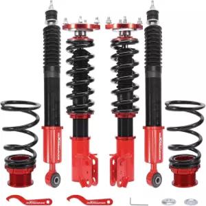 포드 머스탱 1994-2004용 맥스페딩로드 코일오버 24레벨 댐퍼 조절식 서스펜션 키트 스트럿 높이 하강