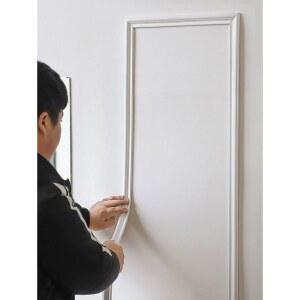 접착식액자몰딩 인테리어 장식 테두리 웨인스코팅 프레임 띠형 DIY pvc 스티커 시트지