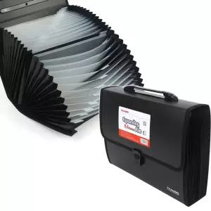 26칸 가방형 A4 클리어화일 파일 칼라클리어 서류정리