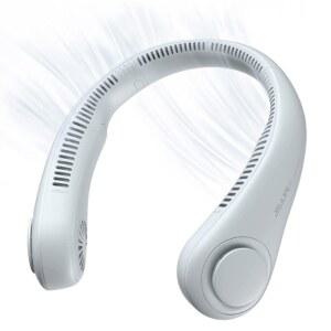 JISULIFE 넥밴드 목선풍기 충전 무날개 핸즈프리 저소음 USB