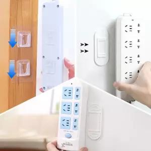 브라켓 멀티탭 고정 부착 콘센트 벽걸이 거치대 정리함 슬라이딩 벽 슬라이드 벽부착