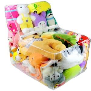 인형보관소파 투명한 정리함 커버 방수 에어 대형 거실 1인용쇼파 의자