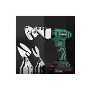 전동 함석 가위 코일매트 1배터리 무브러시 가죽 절삭 철판 1충전