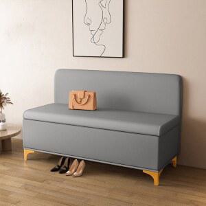 방수 가죽 수납 소파 스툴 신발 의자 가게 의류 등받이 휴게공간 다이닝 레더 벤치